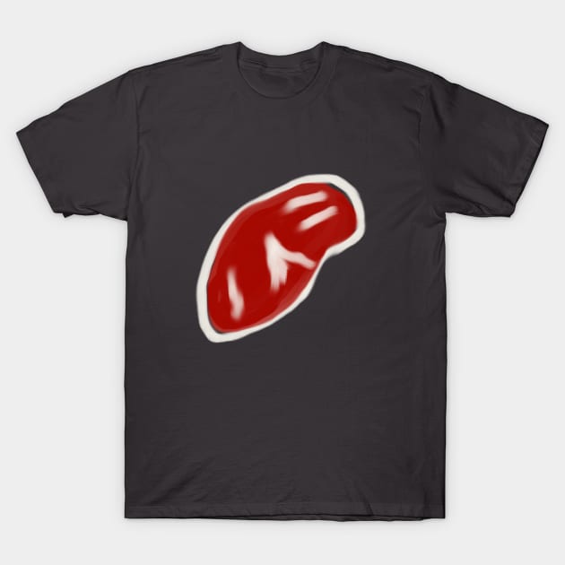 steak T-Shirt by schaeferhund